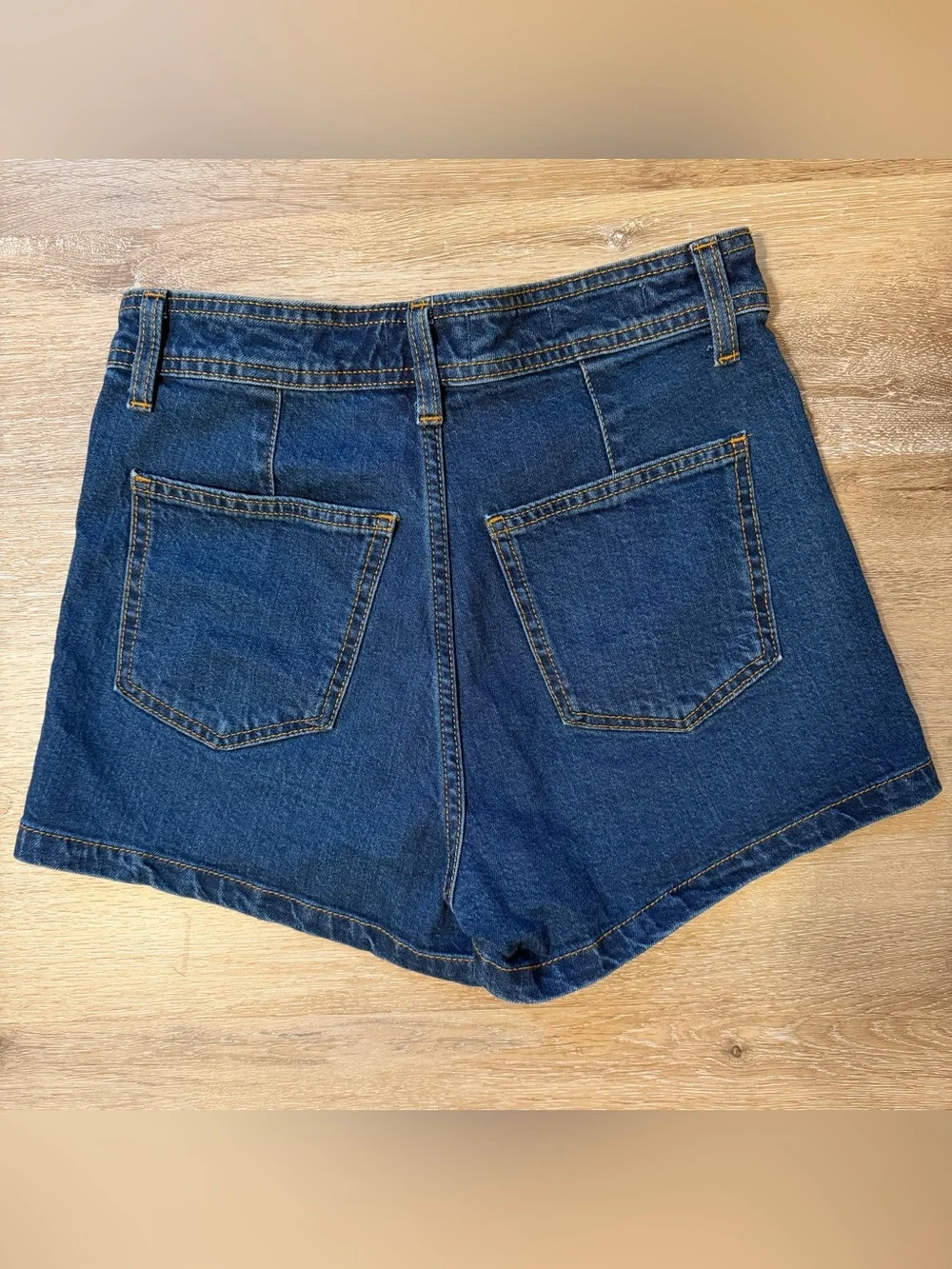 Universal Thread Indigo High-Rise Sailor Denim Shorts